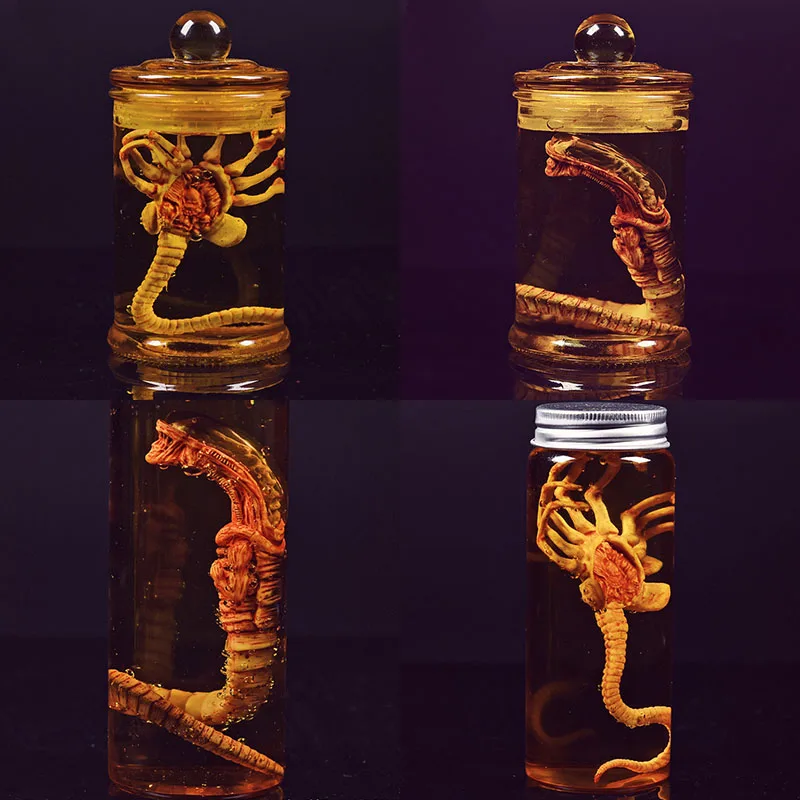 Аниме Alien Predator Larva Face Bug Экшн фигурки игрушки Chestburster Facehugger Culture Tank|Игровые и