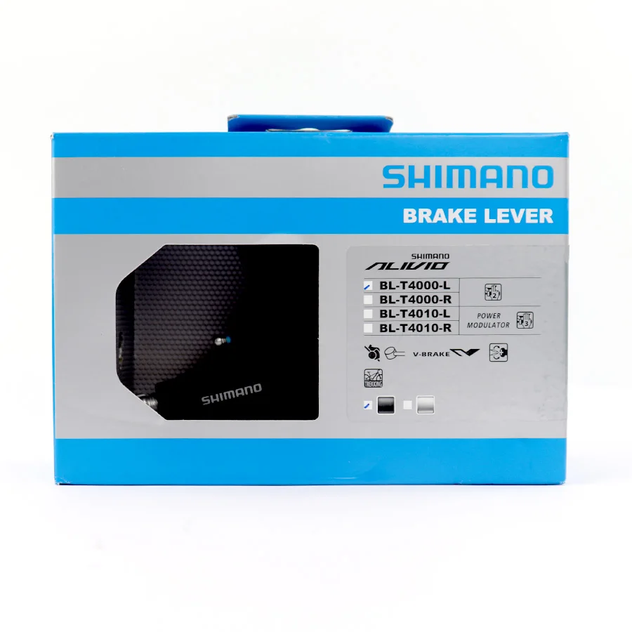Left Shimano Alivio BL T4000 V-тормозной рычаг BL-T4000 MTB велосипед mtb тормозной рычаг набор черный - Цвет: Left