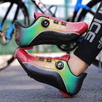 professional high quality cycling shoes mtb self locking cleat racing road bike shoes ultralight breathable bicycle sneak