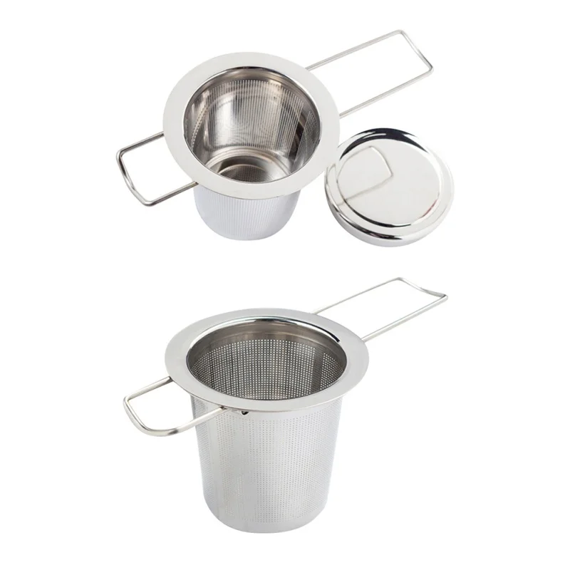

ZL Green Tea Filter Steeper Tea Infuser Reusable Mesh Strainer Foldable for Loose Leaf Herbs Mugs Teapot Teaware