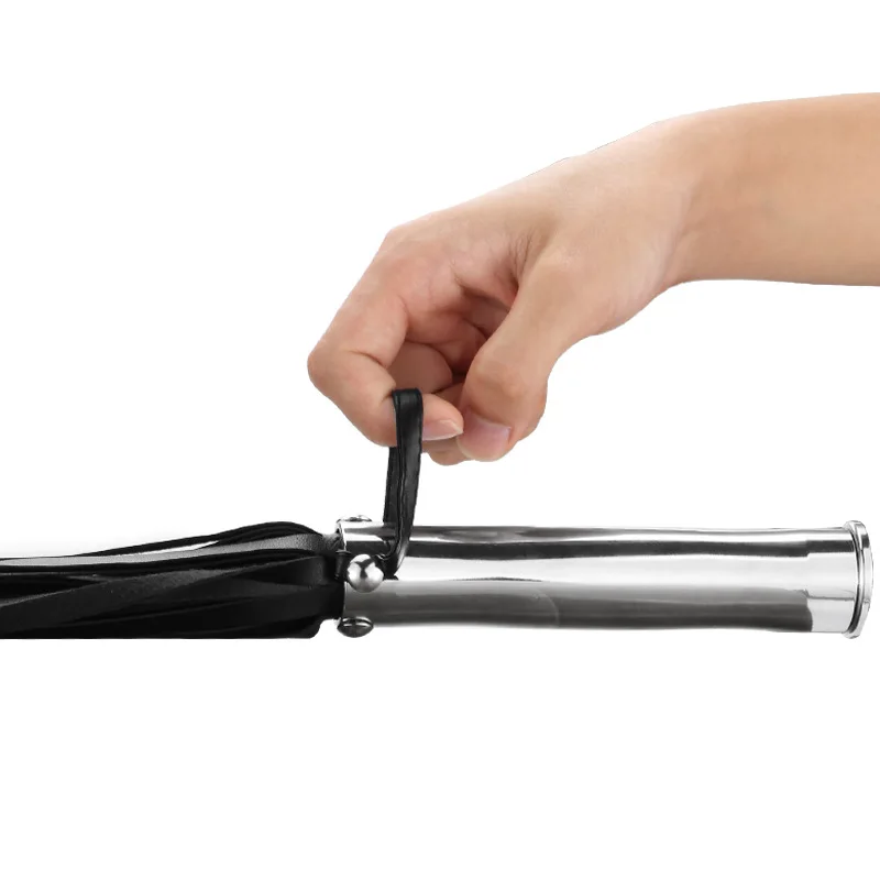 Мужская и сексуальная кожаная плетка интимная Анальная пробка комбинированная