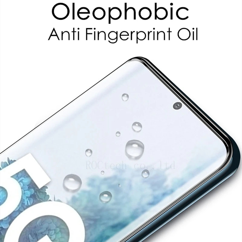 Защитное стекло Mocolo для Samsung S20/S20 Plus изогнутое закаленное 3D с жидким