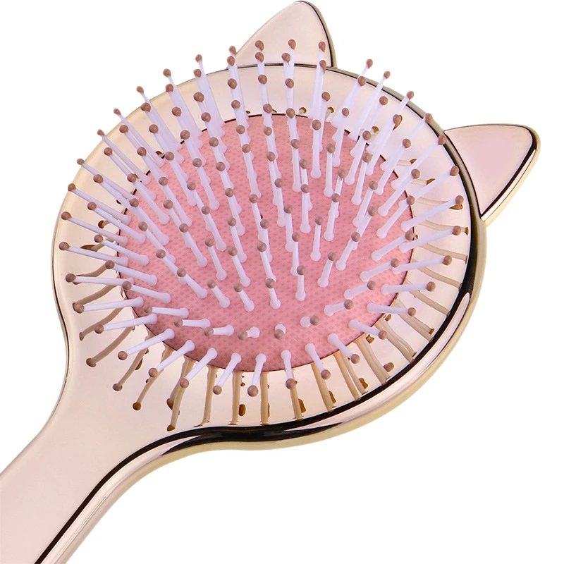 

Cat Ear Air Cushion Comb Girl Cute Air Bag Massage Comb Portable Pink Girl