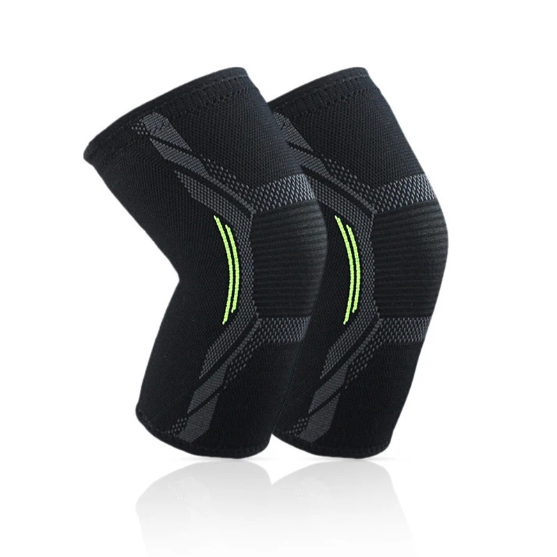 

Sportswear Elbow Outdoor Cycling Kneecap Four - Way Stretch Knit Knee Pads Nylon Kneecap Sports Safety Accessories