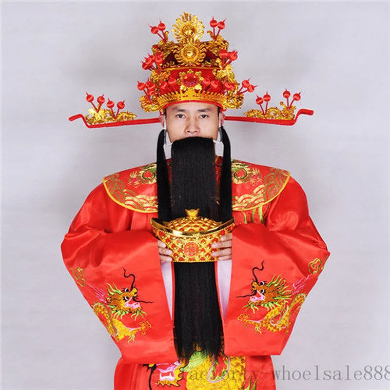 Костюм талисмана Бог богатства Вечерние костюмы для костюмированной вечеринки