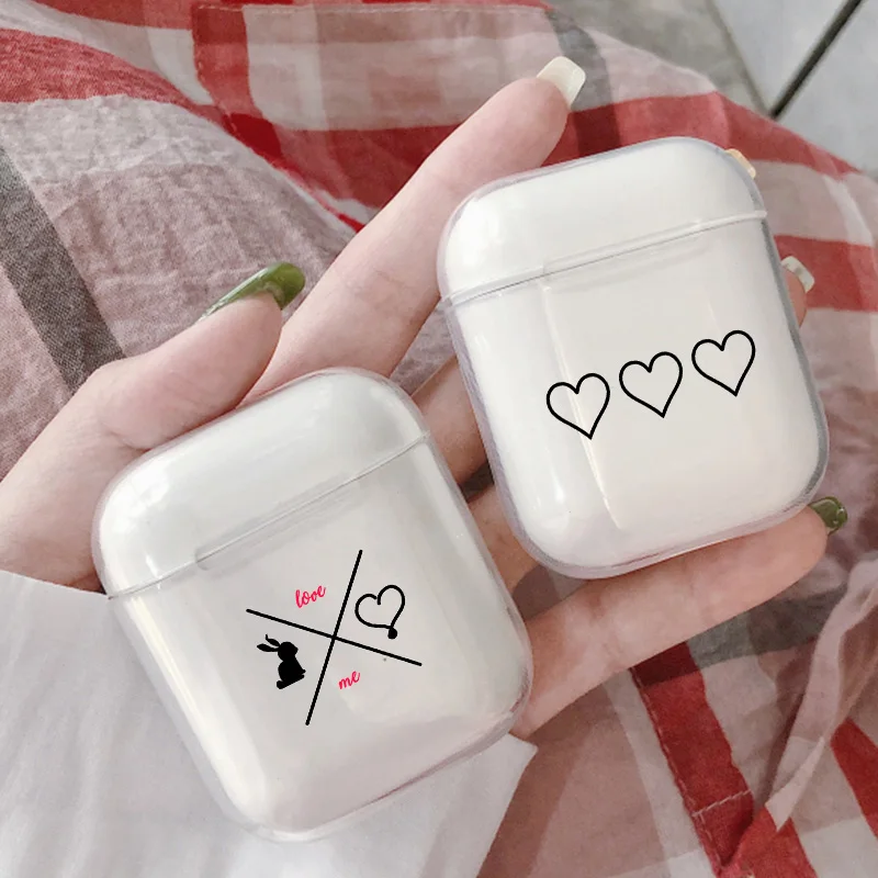 Чехол для AirPods 1/2 чехол Bluetooth беспроводные наушники Apple Airpod наушников зарядное