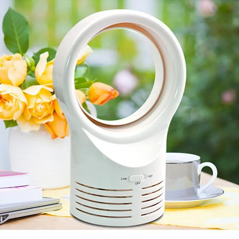 

Large Bladeless Fan Household Office Desktop Quiet Children's Fanless No Impeller Electric Mute Silence Mini Table Portable Fan