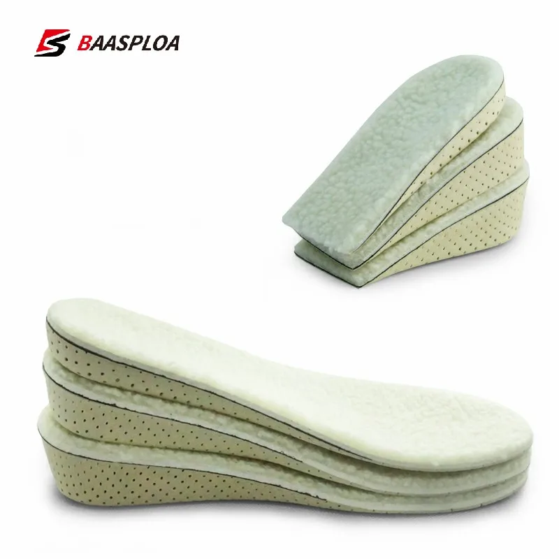 

Height Increase Insole Hard Breathable Memory Foam Heel Lifting Inserts Shoe Lifts Shoe Pads Elevator Insoles for Unisex