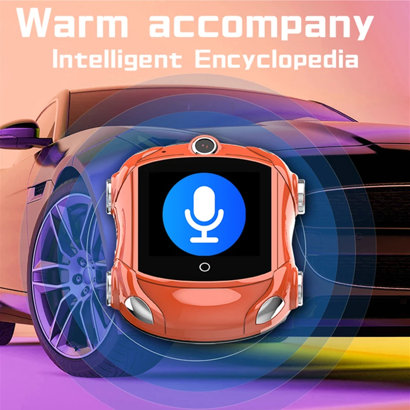 Детские Смарт-часы в автомобиль 4G GPS LBS Wi-Fi мониторинг местоположения видеозвонки