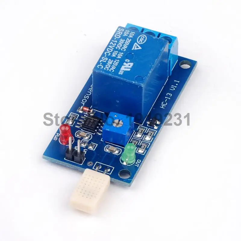 Белая головка датчика 12 В релейный модуль переключателя влажности - купить по