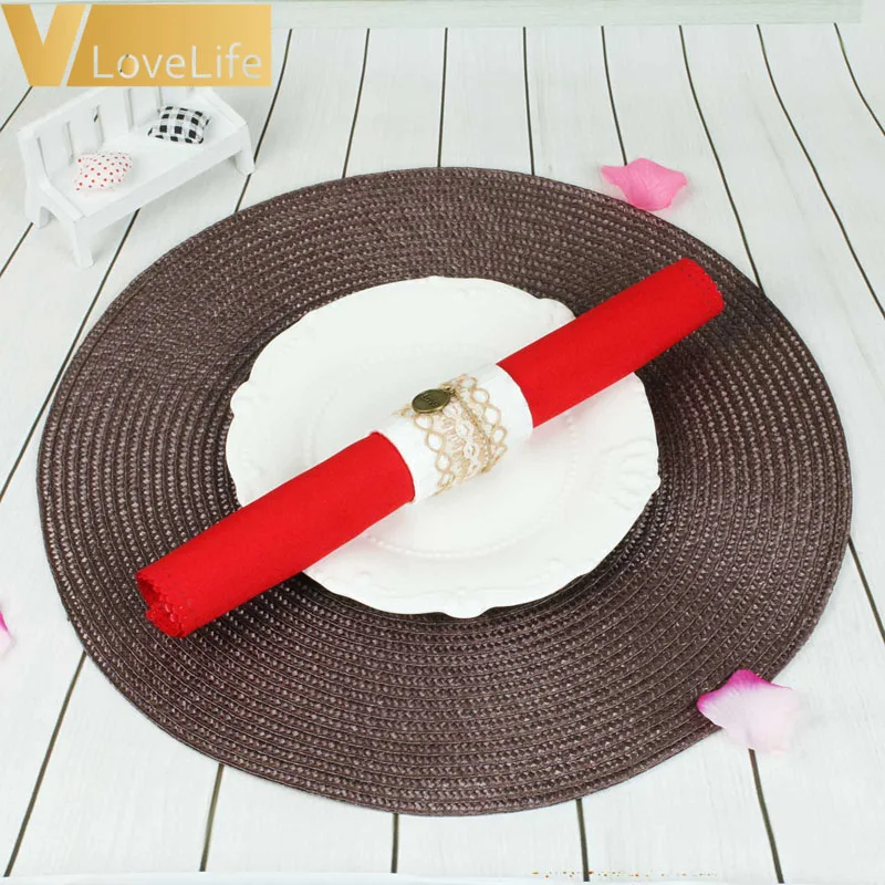 4pcs Table Mats Antislip Heat Resistant Coasters Drinks Cup PP Knitting Pad Placemat Tableware Home Accessories Decoration | Дом и сад