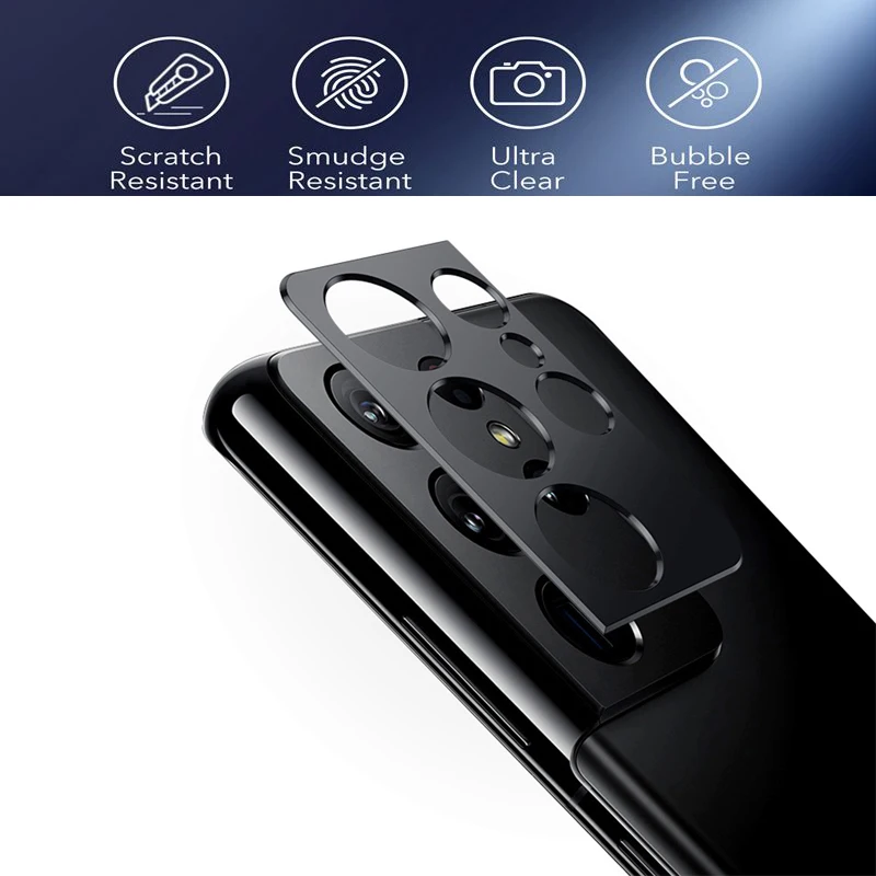 

Camera Lens Protective Film Aluminum Alloy Lens Protective Metal for Samsung Note 20 S20 Plus Anti-scratch Camera Protective