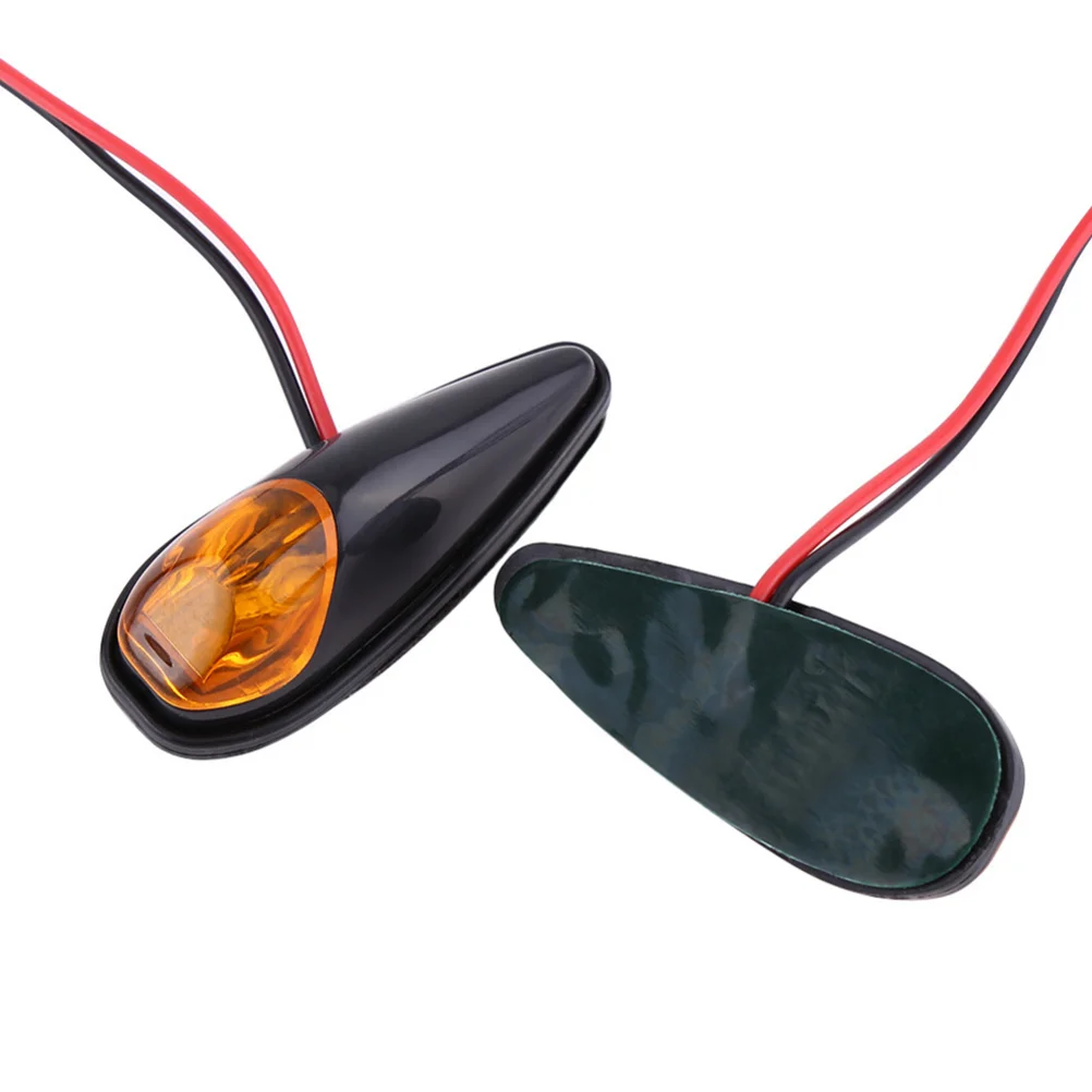 

Светодиодный поворосветильник Ник для мотоцикла, модифицированный поворотник, 2 шт., практичный сигнал поворота для мотоцикла (черный корпу...