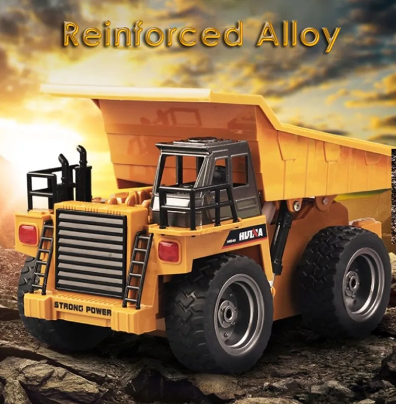 1/18 Huina 1540 Rc самосвал экскаватор на дистанционном управлении Игрушки Сплав RC