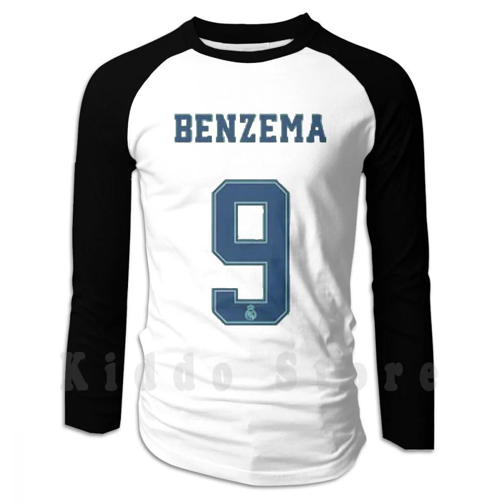 Толстовка Karim Benzema 9 с длинным рукавом толстовка Франция Лион Испании Лига футбола