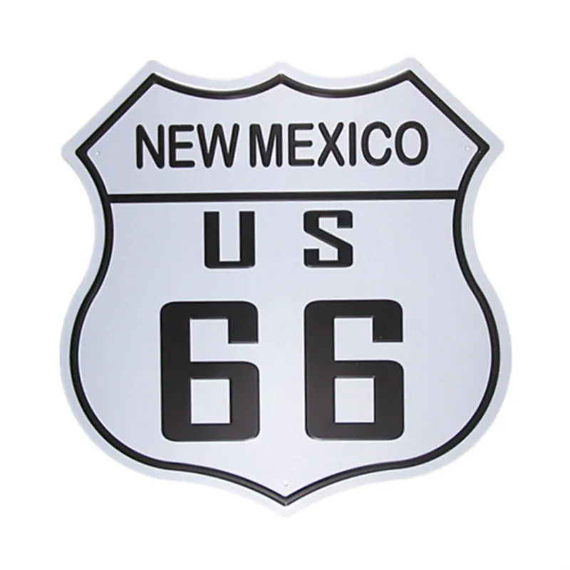 Тёмно-синий Металлическая жестяная вывеска Route 66 Hot Road неправильная вывеска для гаража рельефная для гаража паба Дома Офиса ресторана бара железные картины - Цвет: Тёмно-синий