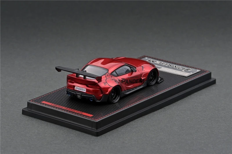 IG 1:64 Toyota PANDEM Supra (A90) Красная литая модель автомобиля|Наземный транспорт| |