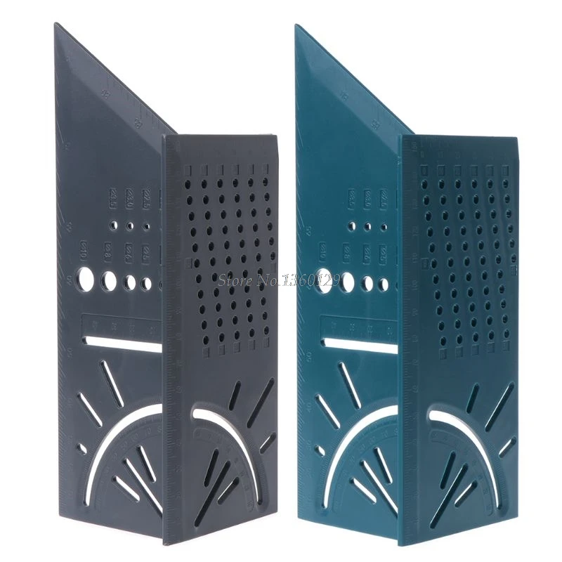 Новинка 2 шт./набор пластиковый 3d-транспортир для деревообработки под углом 90