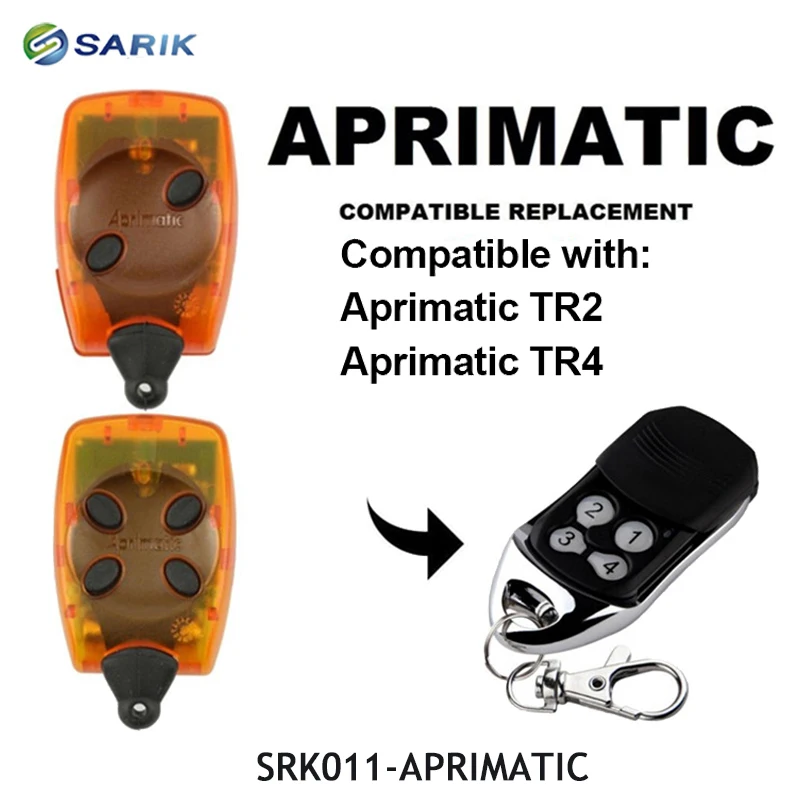 Aprimatic TR2 TR4 TM4 кодовый захват Универсальный гаражный контроль 433 МГц прокатный код дистанционное управление для Aprimatic беспроводное реле