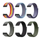 Ремешок нейлоновый для Samsung Galaxy Watch 346 мм42 ммactive 246 Gear s3 FrontierS2Sport Huawei GT 22E, эластичный браслет, 20 мм 22 мм