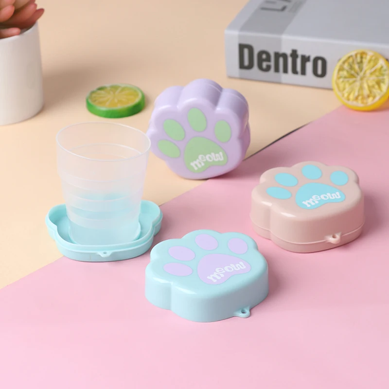 Складная чашка для воды силиконовая креативная с когтями путешествий