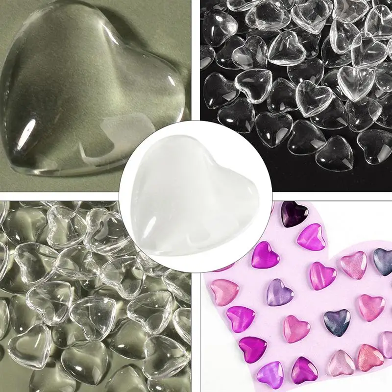 100 pcs Nail Color Charts Transparent Creative Glass Durable Polish Bead Display Card Manicure Tools for Salon |