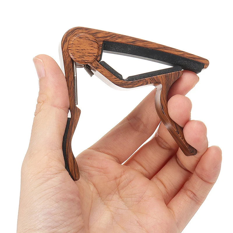 Деревянная Классическая акустическая электрогитара Capo быстросменный Зажим