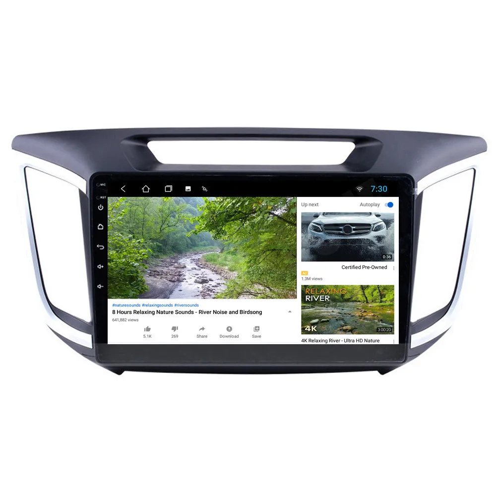 Автомагнитола для Hyundai IX25 Creta 2014 2015 2016 Android 10 стерео GPS навигация Navi Media