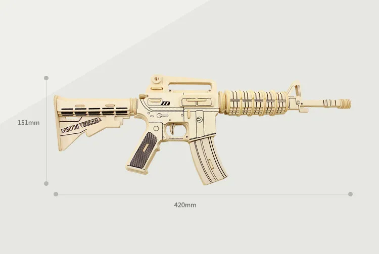 DIY 3D металлическая нано-головоломка Беретта 92 AK47 пистолет оружие Строительная модель комплект 3D лазерная резка головоломка игрушка 1 шт