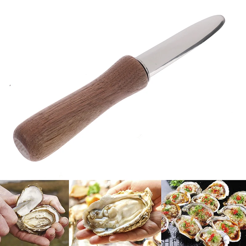

Black walnut Oyster Knife Shucker Oyster Opener Clam Knife Shellfish Knife