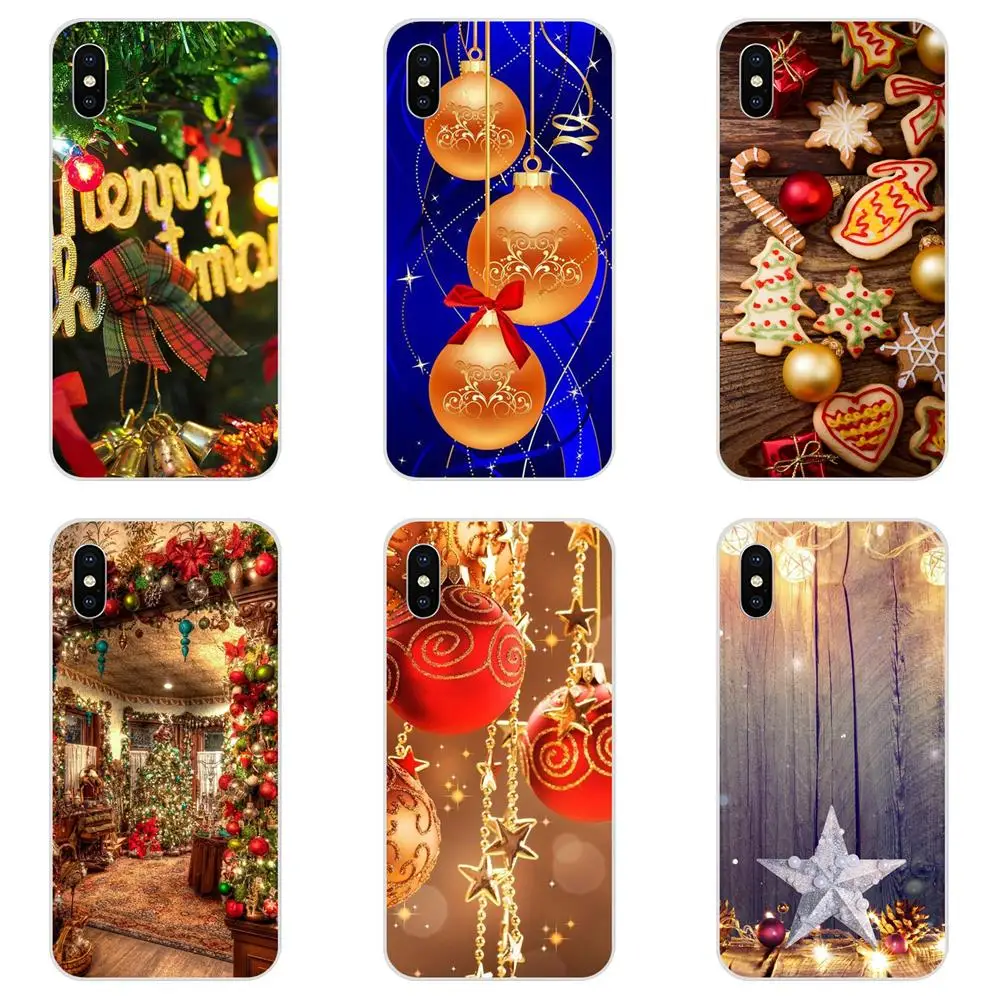 Веселая рождественская ель подарок для Xiao mi 3 4 4C 4i 5 5s 5X6 6X8 SE Pro Lite A1 Max x 2 Note Мягкий
