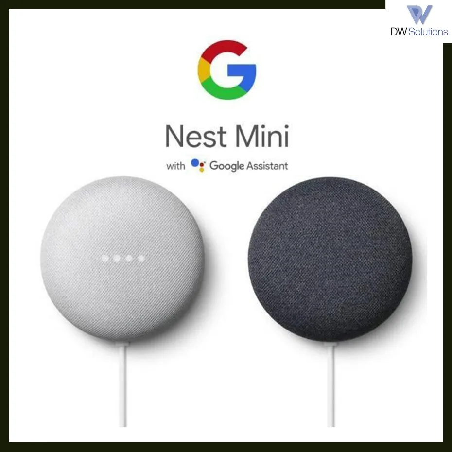 

Умный мини-динамик Google Nest (2-е поколение Home Mini), Bluetooth-динамик с домашним помощником, герметичная портативная перегородка Bluetooth