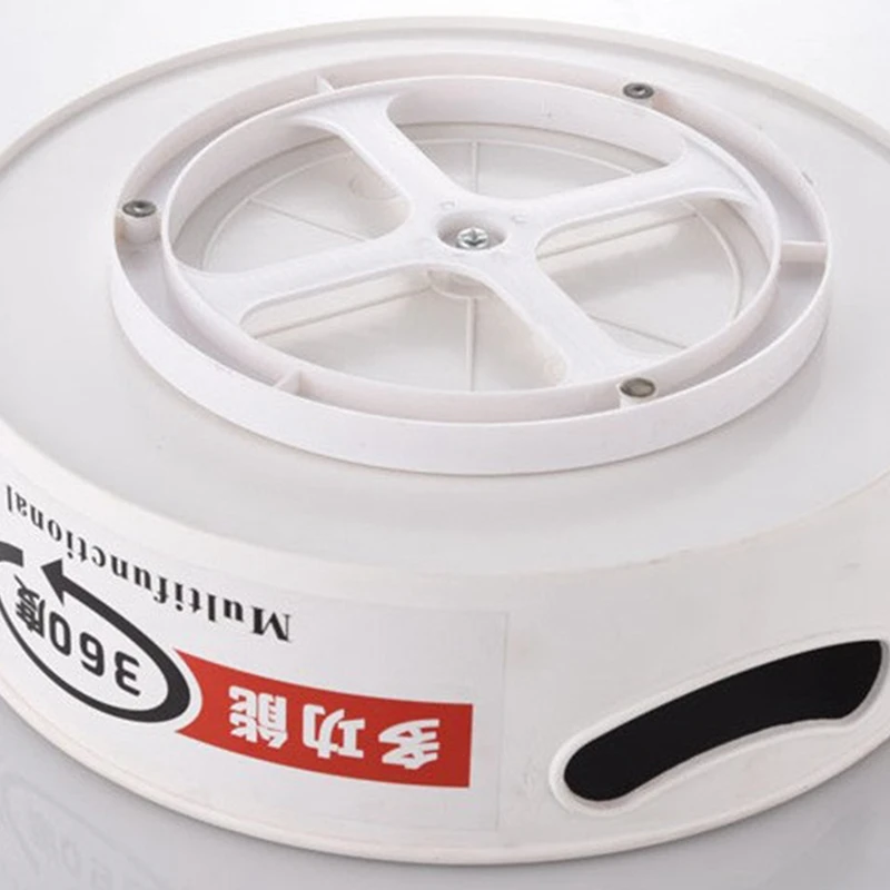 Глубокий пластиковый вращающийся контейнер для хранения кухни кладовой шкафа