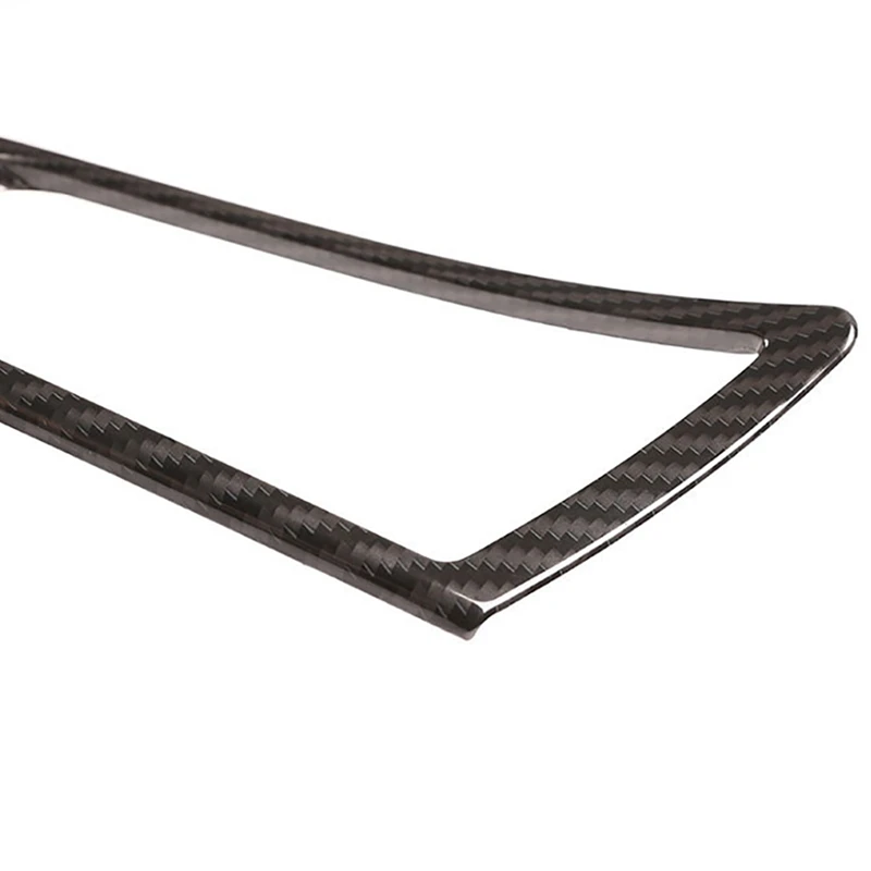 

2Pcs Car Carbon Texture Interior Side Air Condition Air Vent Outlet Frame Cover Trim for 7 Series Models 2009-2014