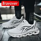 Мужские кроссовки с принтом пламени, дышащая удобная обувь для бега, мужская спортивная обувь Flying Weave, уличная Мужская Спортивная обувь