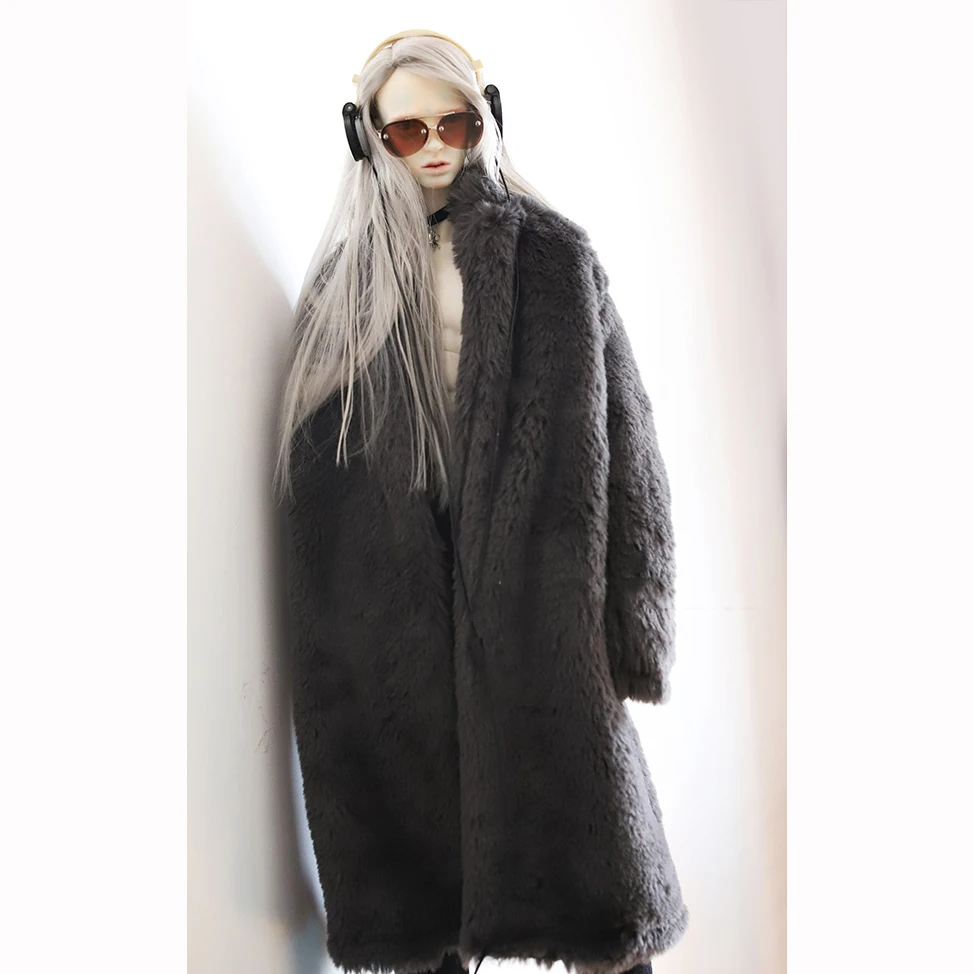 Одежда для кукол Bybrana 1/3 1/4 BJD длинное пальто из искусственного меха норки | Игрушки