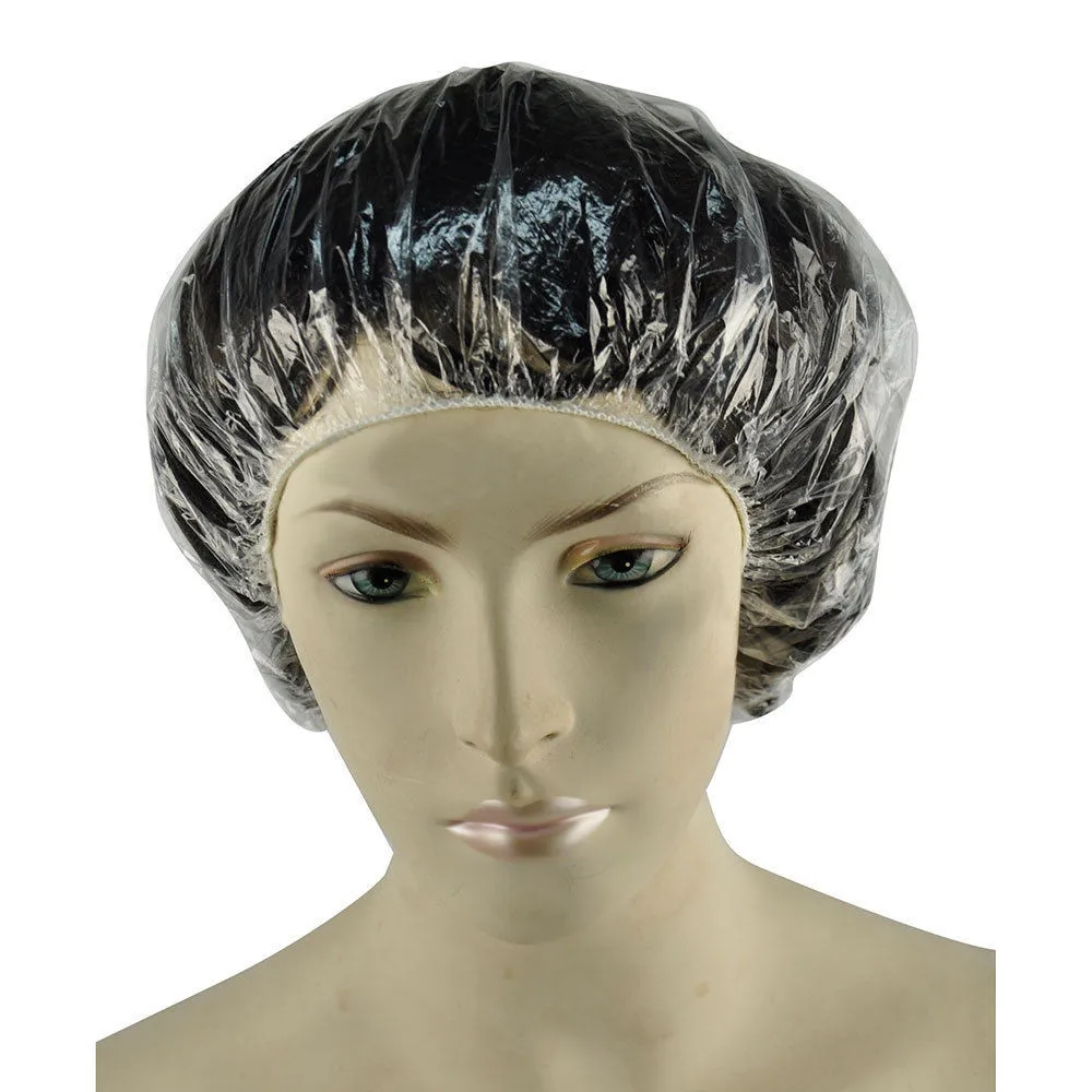 

10pc/100pcs Waterproof Travel Hotel Spa One-off Bathing Shower Cap Hats Discharge Makeup Clean Face Beauty
