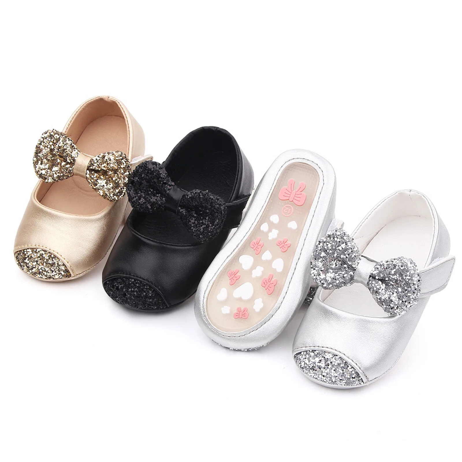 

Baby Girl Shoes Newborn Comfort Shoes Toddler Kids Girls Bowknot Leather Shoe Soft First Walking Princess Shoes bebek ayakkabi