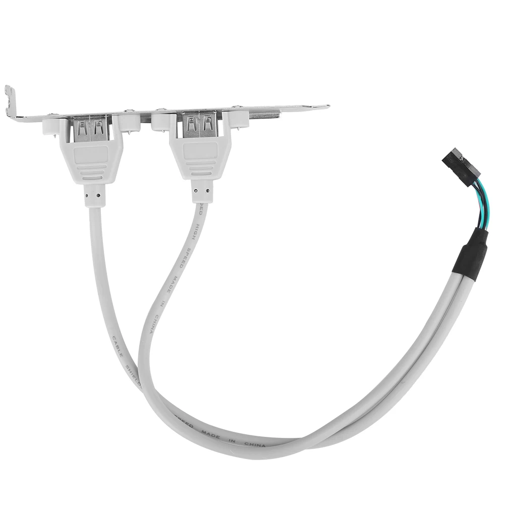 Кабель адаптер для задней панели USB2 0 3 м/1 фут 2 портовый подключи и работай кабель