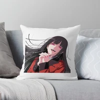 japan anime kakegurui print pillowcase custom square pillow cover case zipper pillowcase cartoon textile pillow drop shipping