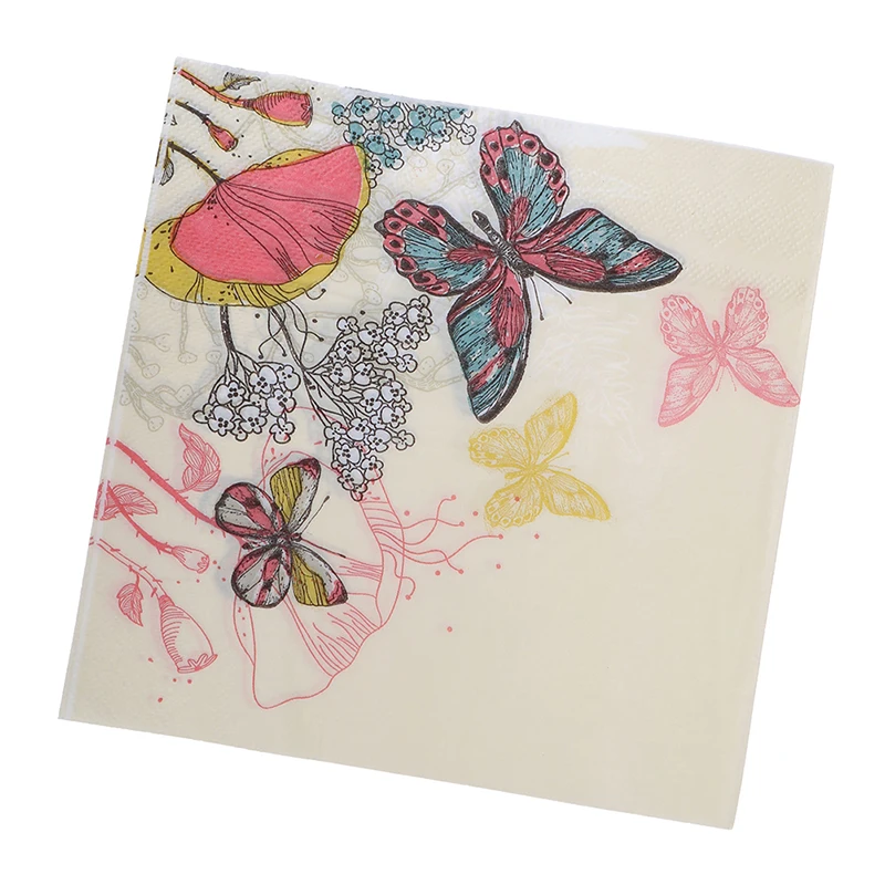 20 шт. бумажные салфетки в виде цветов | Дом и сад