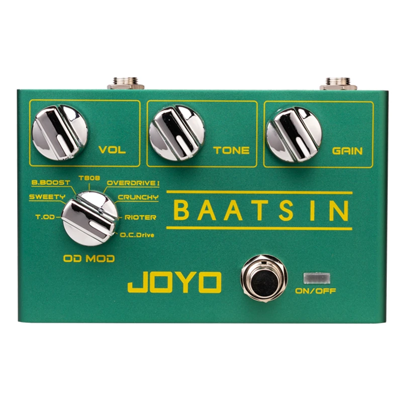 JOYO R-11 BAATSIN Classic Overdrive Pedal 8 Different OD/DS Distortion Guitar Effect Pedal Electric Guitar Parts & Accessories