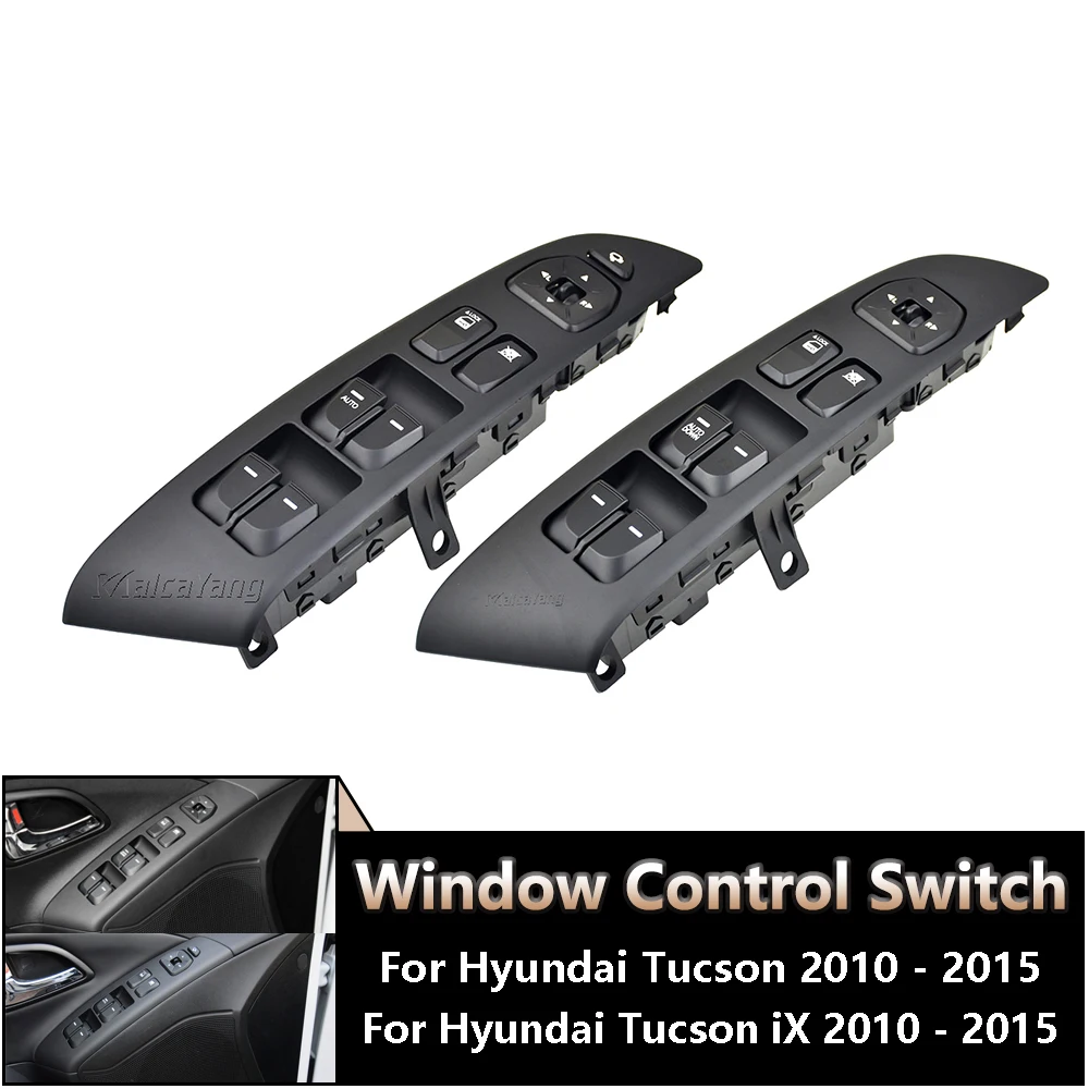 

New Front Left Electric Control Power Master Window Switch 93570-2S0109P 93570-2S1509P For Hyundai IX35 2009 2010 2011 2012-2015