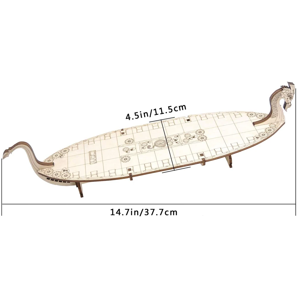 CZYY D & миниатюры викингов Longship деревянная лазерная резка 1 дюйм квадратная сетка