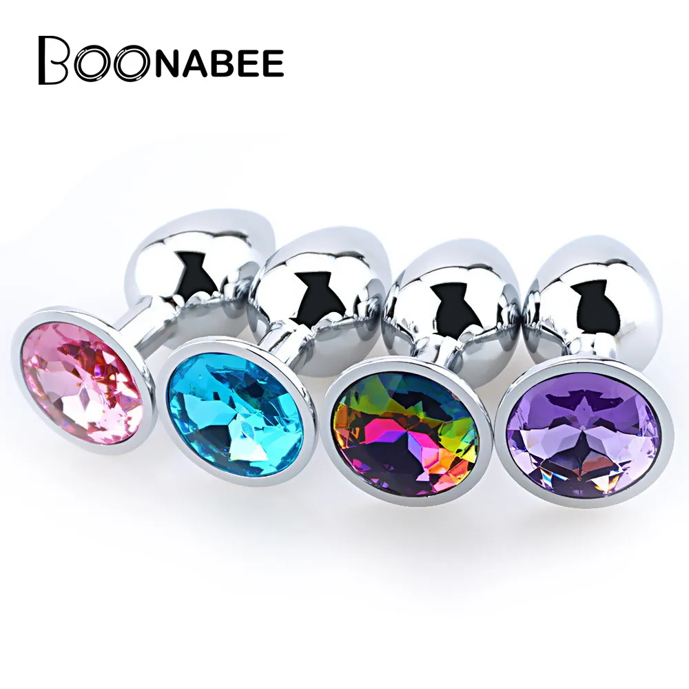 Анальная пробка из нержавеющей стали анальная цветные анальные украшения