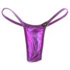 Новые пикантные мужские однотонные трусы с низкой талией, тонкие дышащие облегающие мужские T-string, мужские трусы