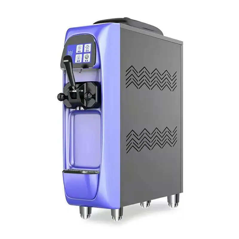 

Small Ice Cream Makers Commercial Desktop Soft Ice Cream Machine Sundae Ice Cream Vending Machine 1000W