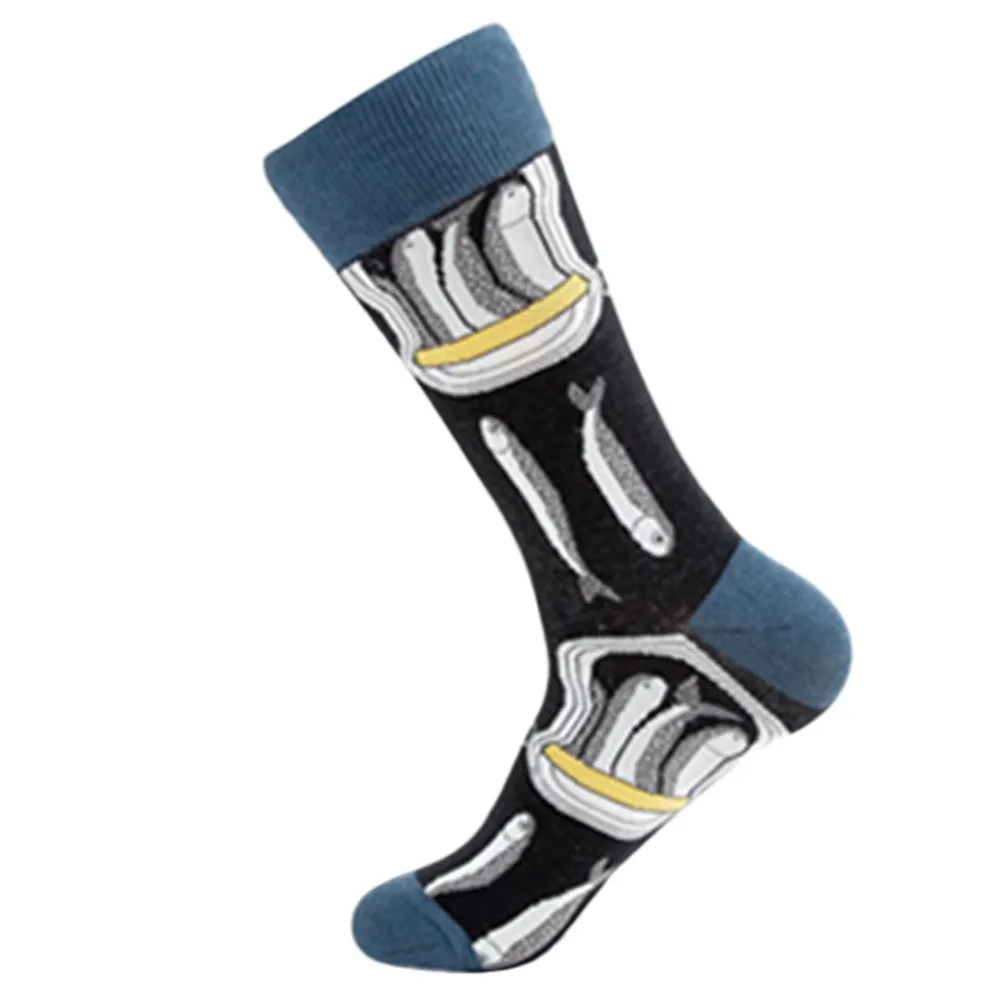 Красочные осенние модные Носки повседневные хлопковые со вкусом Skarpetki Ки Женские