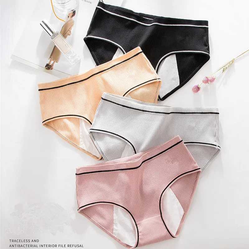1 шт. женские трусы для менструации с защитой от протечек|Товары женской гигиены| |