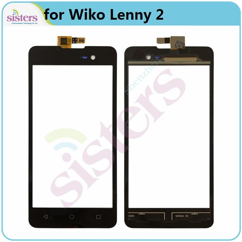 Для Wiko Lenny 2 Lenny2 сенсорный экран дигитайзер Сенсорное стекло объектив сенсор для